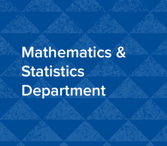Mathematics & Statistics Department